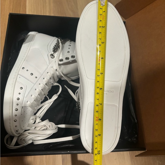 YSL high top sneakers with silver accents - Picture 5 of 6